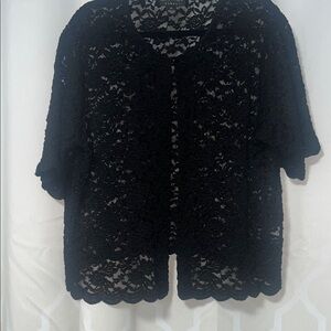 Elegant Black Lace cover up